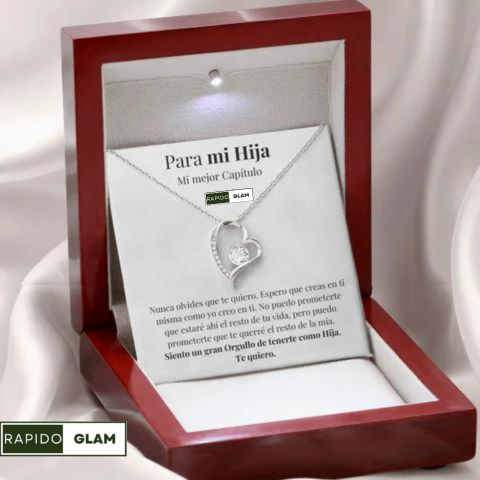 Collar Amor-Eterno™ para Mi Hija (con carta especial)